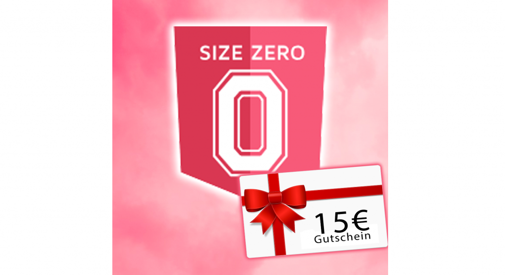 15€ Gutscheincode für Size-Zero