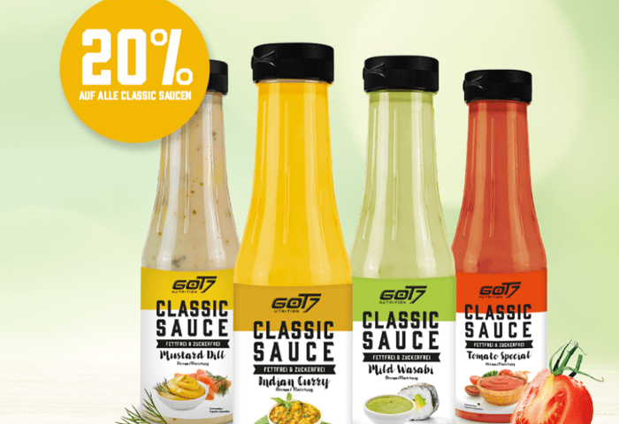 Spare 30% auf GOT7 Classic Saucen | Suppligator.de