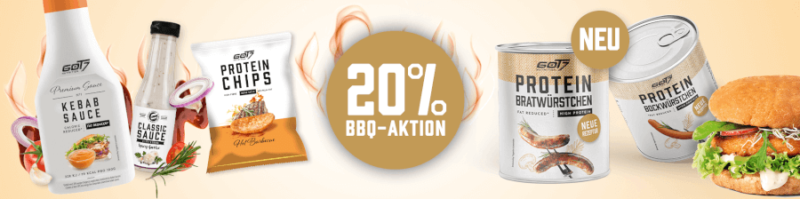 GOT7 BBQ Aktion mit 20% Rabatt an diesem Wochenende | Suppligator.de