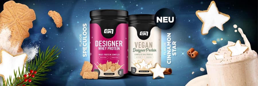 20% Rabatt auf alle neuen Designer Whey Sorten + Launch neuer Sorten