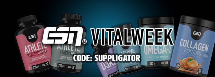 ESN Vitalweek mit 20% auf ESN Vitalstoffe + Geschenk ab 100 €