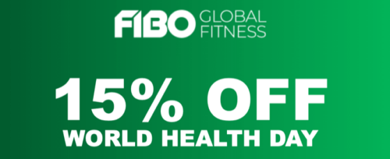 15% auf alle FIBO Tickets zum World Health Day