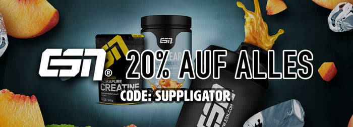 20% auf alles bei ESN + Release des neuen Bedtime Protein