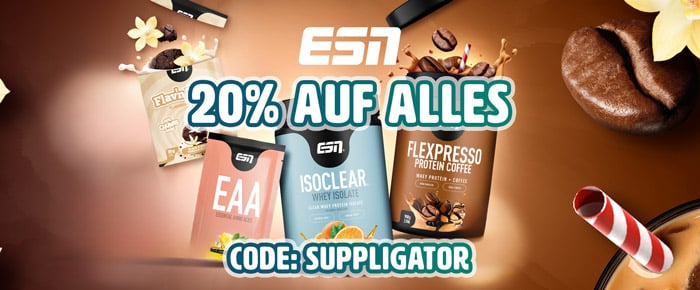 20% auf alles Aktion bei ESN