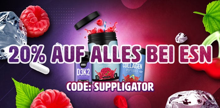 20% auf alles bei ESN mit Code SUPPLIGATOR