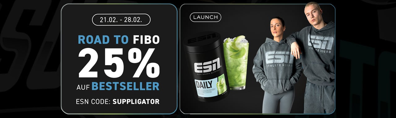 25% auf ESN Bestseller + neue ESN Gymwear