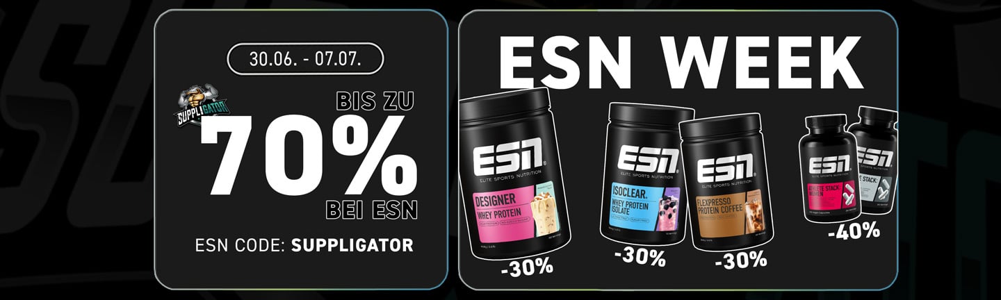 ESN Week mit bis zu 70% Rabatt