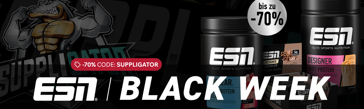 ESN Black Week mit bis zu 70% Rabatt