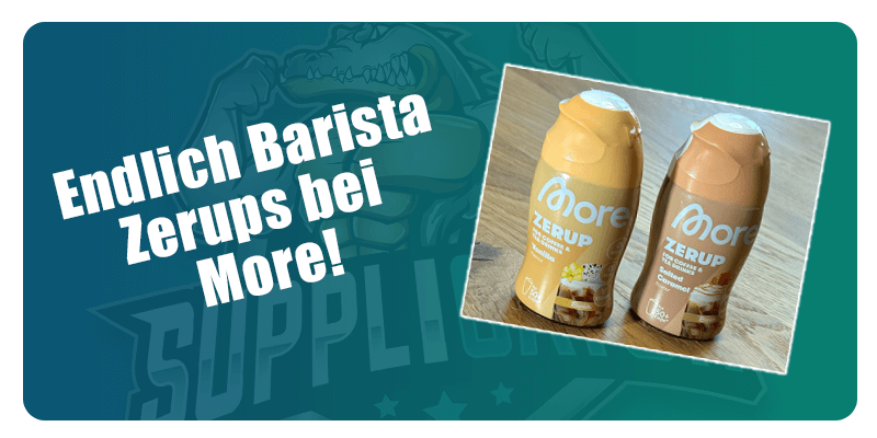 More Barista Zerup – Zuckerfreier Sirup für Kaffee & Tee