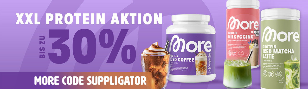 Bis zu 30% Rabatt bei More Aktion + Launch der neuen Protein Saucen Fix