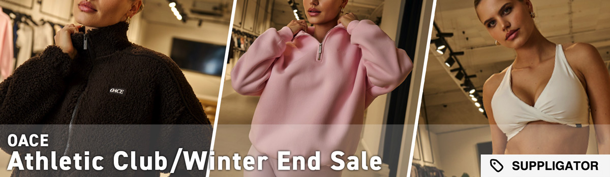 OACE Athletic Club & Winter End Sale Aktion mit vielen Restocks