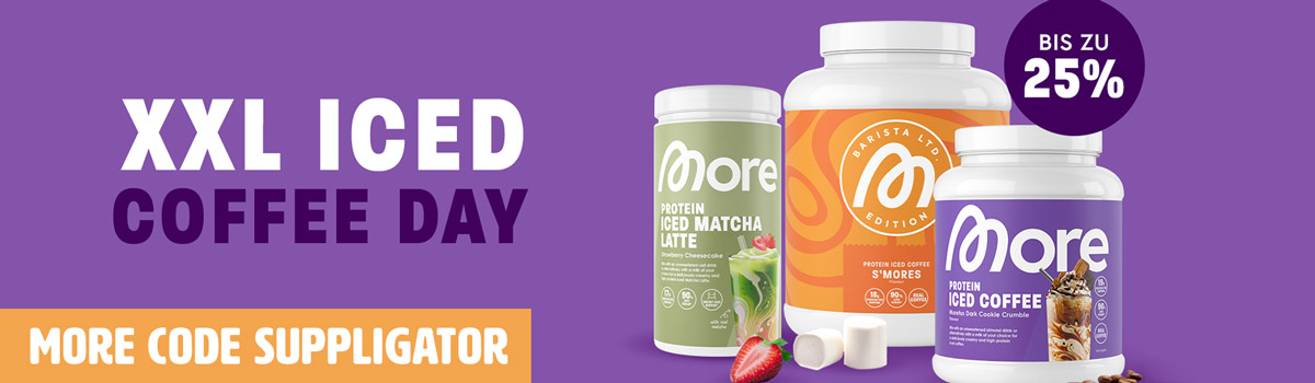 Bis zu 25% Rabatt bei More Iced Coffee Day + Launch vieler neuer Sorten