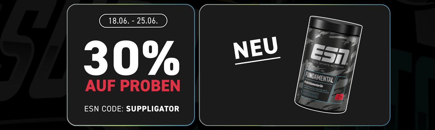 30% auf ESN Proben + Launch des ESN Fundamental