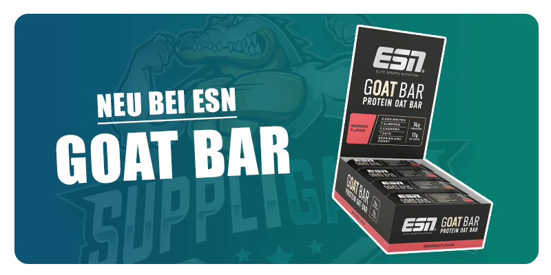 ESN GOAT Bar im Test: Proteinriegel mit Hafer & Eiklar