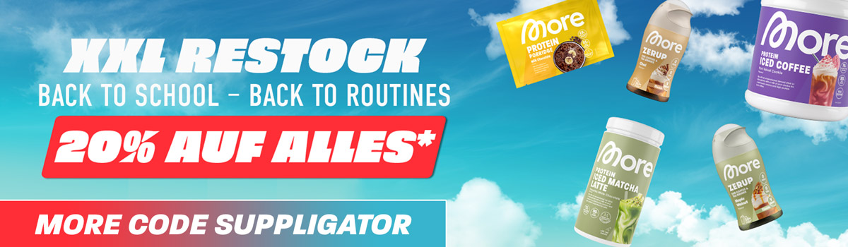 20% auf alles bei More mit vielen Launches und Restocks