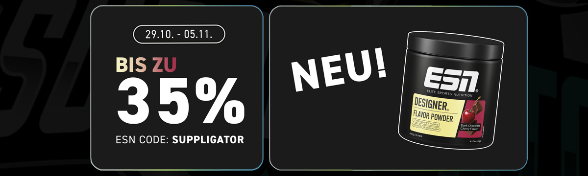 Bis zu 35% Rabatt bei ESN Breakfast Week