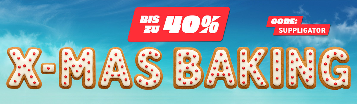 Bis zu 40% Rabatt zur More X-Mas Baking Aktion mit vielen Restocks