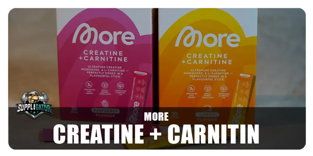 More Creatine + Carnitine Sticks – Kreatin to-go im Test