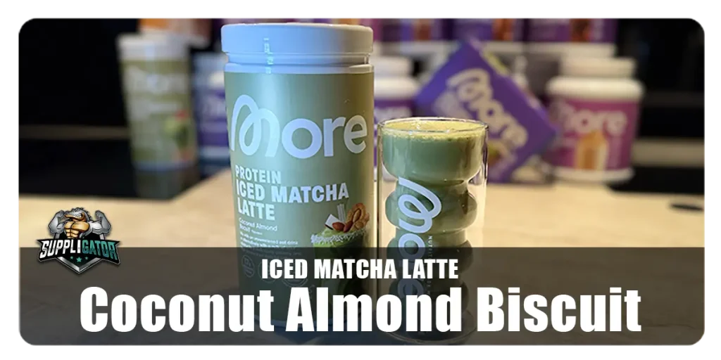 More Iced Matcha Latte Coconut Almond Biscuit im Test