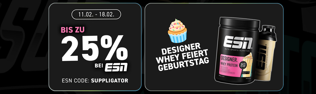 ESN Designer Whey Birthday mit vielen Launches und Restocks
