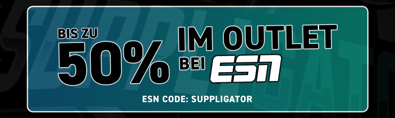 Bis zu 50% Rabatt im großen ESN Outlet Sale