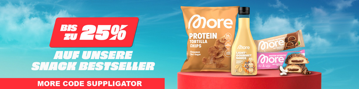 Bis zu 25% bei More Bars & Snack Aktion mit Launch des neuen Satisbites und mehr