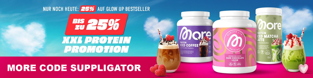 More XXL Valentinstag Proteinaktion mit vielen Restocks