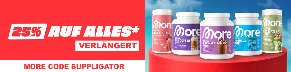 25% auf alles bei More verlängert + viele Launches und Restocks