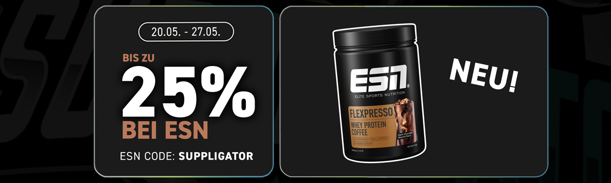 Bis zu 25% Rabatt bei ESN mit Launch des neuen Flexpresso Dark Chocolate Mocha