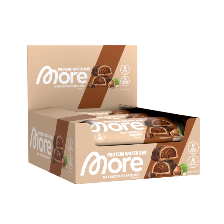 More Protein Wafer Bar Milk Chocolate Hazelnut