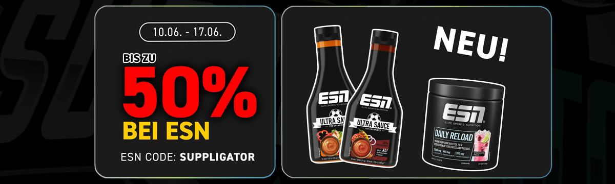 Bis zu 50% bei ESN Fan Week mit WM-Launches