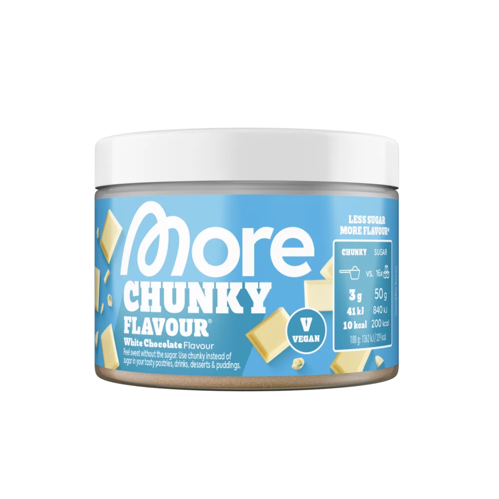 More Chunky Flavour White Chocolate