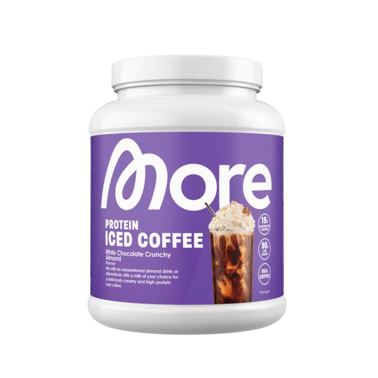 Protein Iced Coffee White Chocolate Crunchy Almond