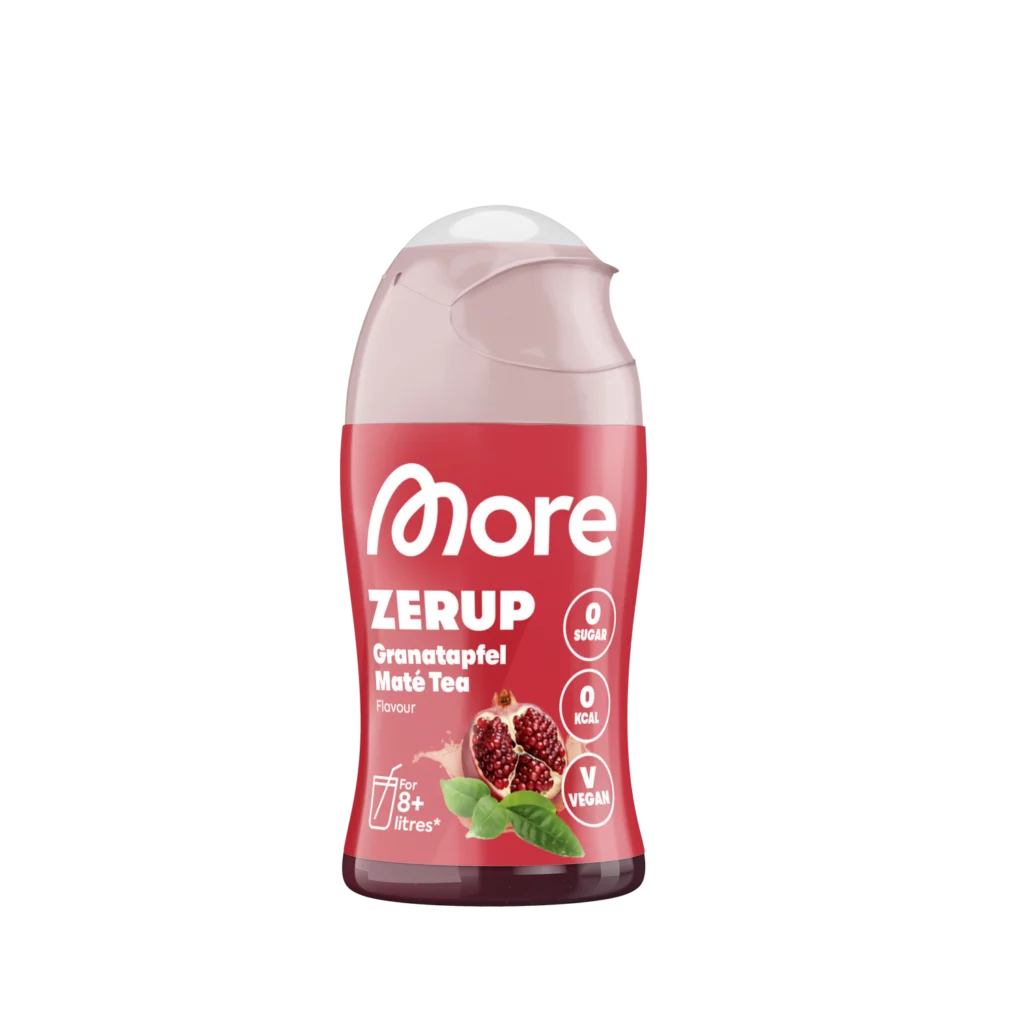 More Zerup - Zero Sirup Granatapfel Mate Tea