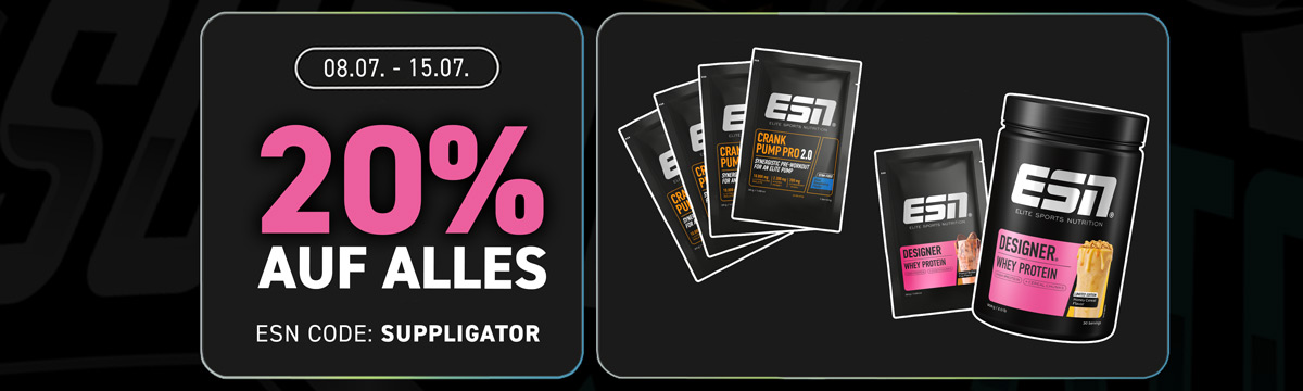 20% auf alles bei ESN