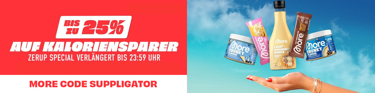 More Zuckersparaktion mit bis zu 33% Rabatt