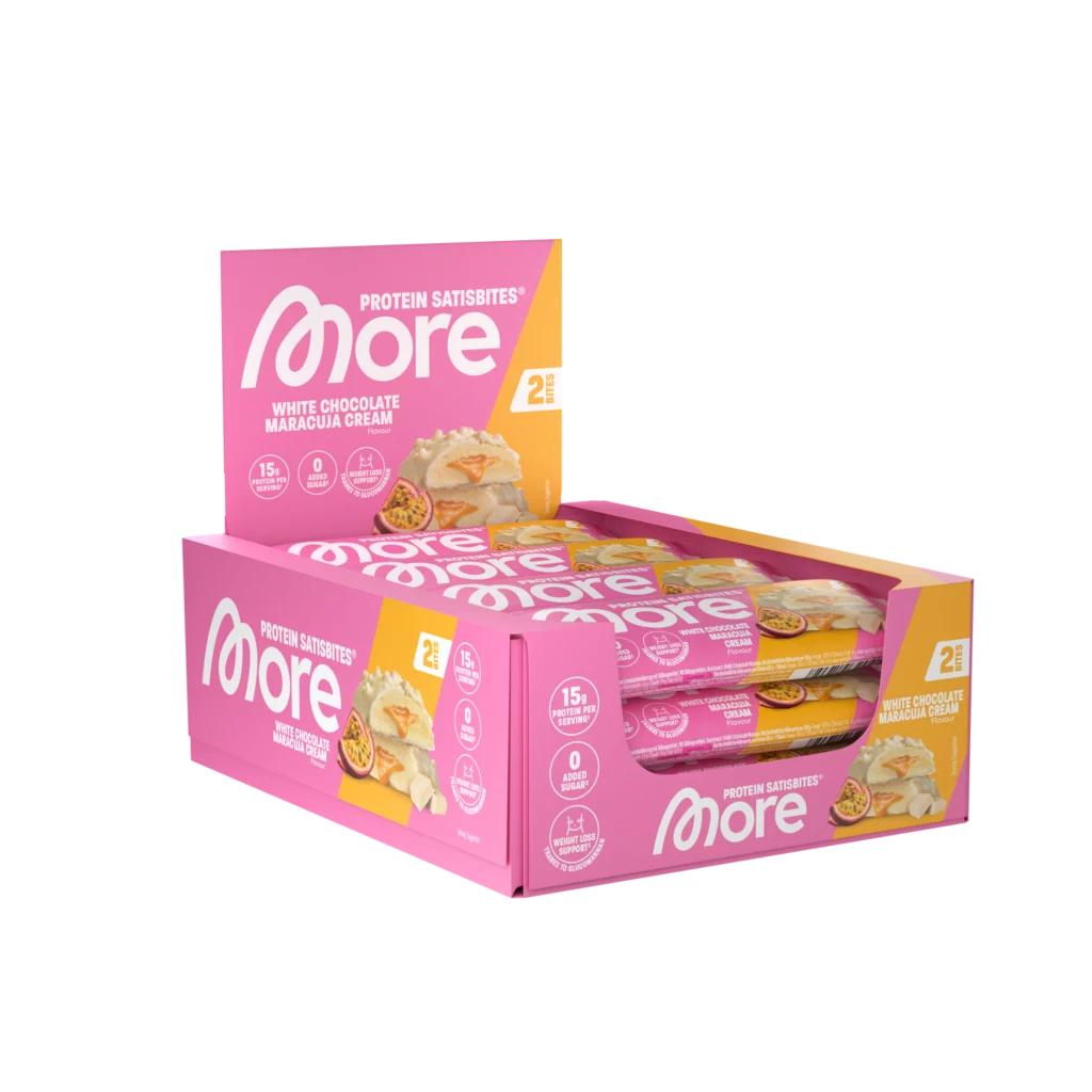 More Protein Satisbites White Chocolate Maracuja Cream
