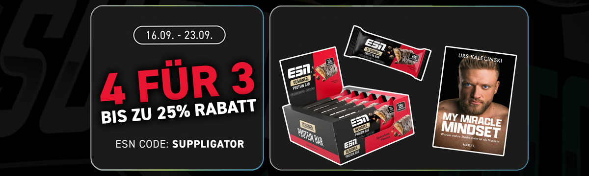 4 Für 3 Aktion bei ESN mit Designer Bar Speculoos Launch