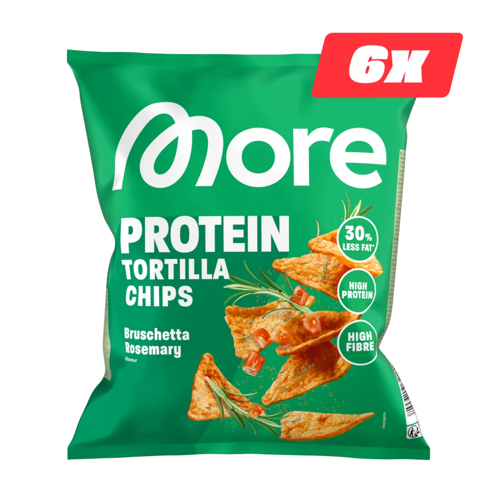 More Protein Tortilla Chips Bruschetta Rosemary