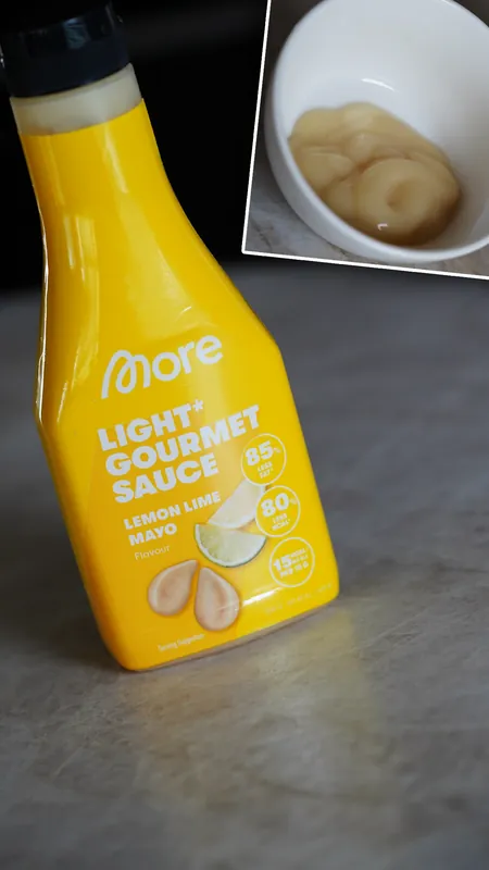 More Light Gourmet Sauce & Salad Dressing – Lemon Lime Mayo, mit Schälchen