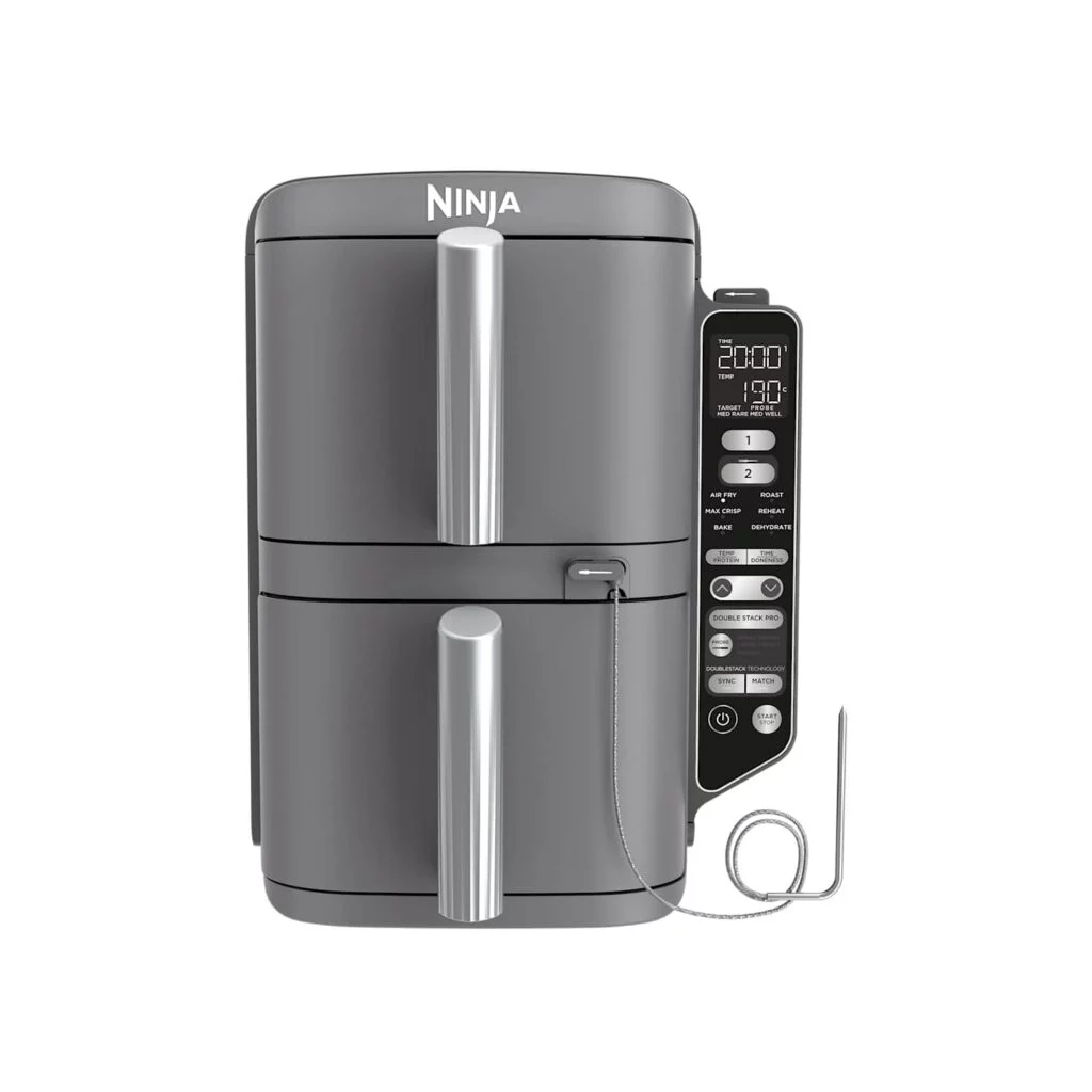 Ninja Double Stack XL-Heißluftfritteuse mit 2 Schubladen und Smart Cook System 9,5 L – SL451EU