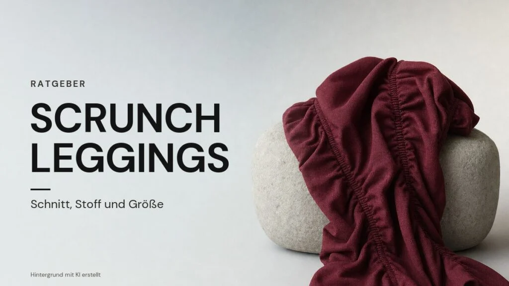 Scrunch Leggings: Ratgeber zu Schnitt, Stoff und Größe