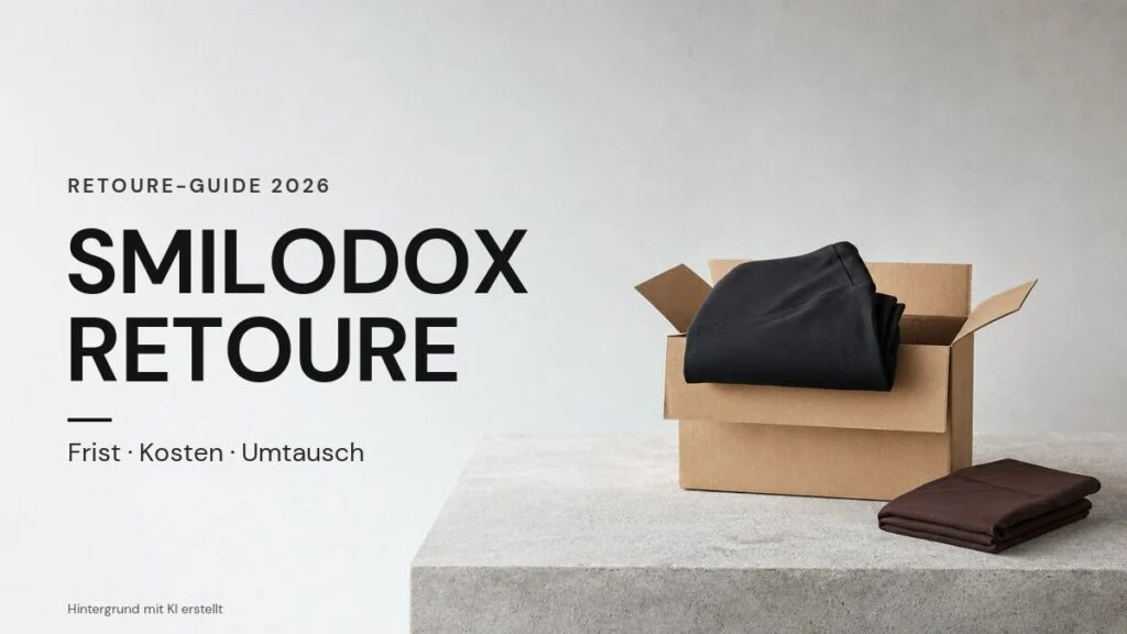 Smilodox Retoure: Frist, Kosten und Umtausch 2026